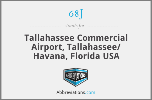 68J - Tallahassee Commercial Airport, Tallahassee/ Havana, Florida USA