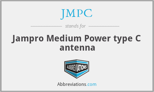 JMPC - Jampro Medium Power type C antenna