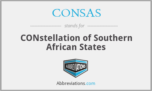 CONSAS - CONstellation of Southern African States