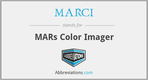 MARCI - MARs Color Imager