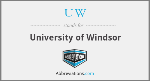 UW - University of Windsor