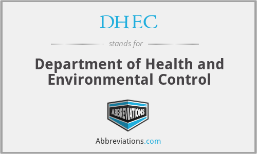 DHEC - Department of Health and Environmental Control
