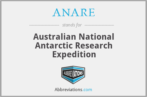 ANARE - Australian National Antarctic Research Expedition