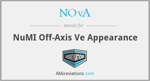 NOvA - NuMI Off-Axis Ve Appearance