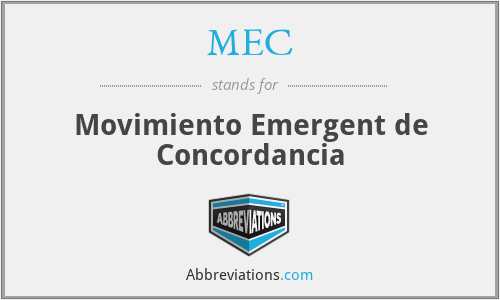 MEC - Movimiento Emergent de Concordancia