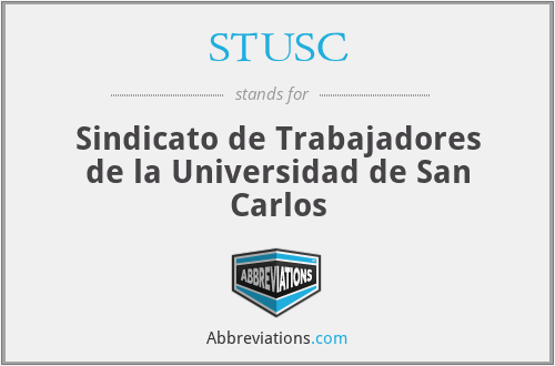 STUSC - Sindicato de Trabajadores de la Universidad de San Carlos