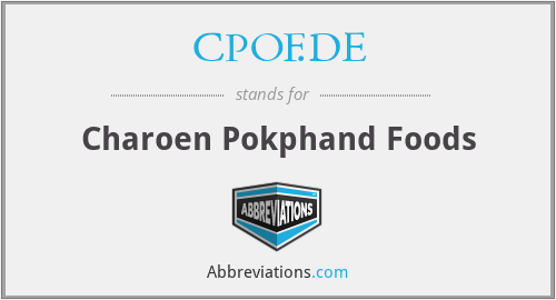 CPOF.DE - Charoen Pokphand Foods