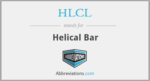 HLCL - Helical Bar
