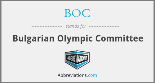 BOC - Bulgarian Olympic Committee