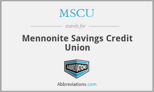 MSCU - Mennonite Savings Credit Union