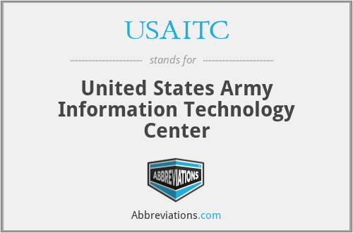 USAITC - United States Army Information Technology Center
