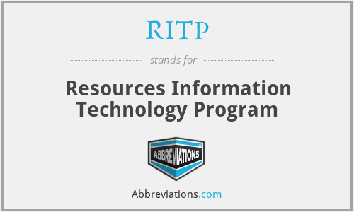 RITP - Resources Information Technology Program