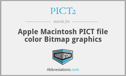 PICT2 - Apple Macintosh PICT file color Bitmap graphics