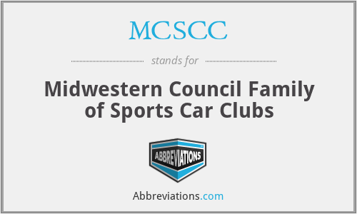 MCSCC - Midwestern Council Family of Sports Car Clubs