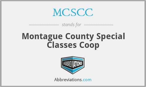 MCSCC - Montague County Special Classes Coop