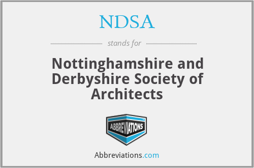 NDSA - Nottinghamshire and Derbyshire Society of Architects