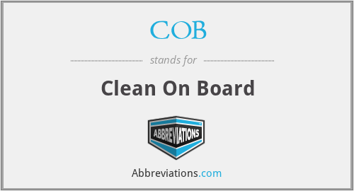 COB - Clean On Board
