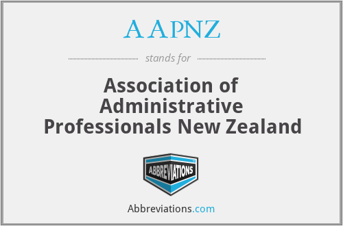 AAPNZ - Association of Administrative Professionals New Zealand