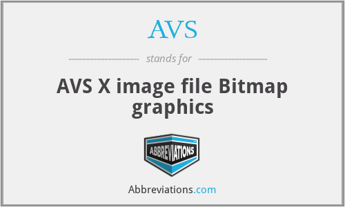 AVS - AVS X image file Bitmap graphics
