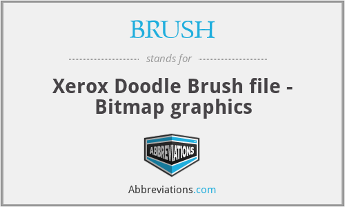 BRUSH - Xerox Doodle Brush file - Bitmap graphics