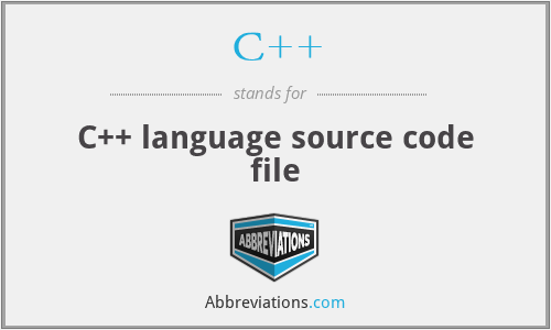C++ - C++ language source code file