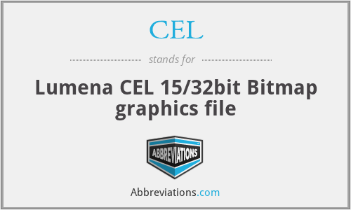 CEL - Lumena CEL 15/32bit Bitmap graphics file