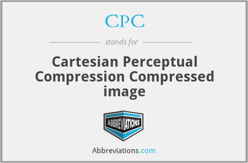 CPC - Cartesian Perceptual Compression Compressed image