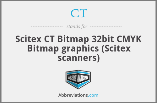 CT - Scitex CT Bitmap 32bit CMYK Bitmap graphics (Scitex scanners)