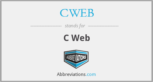 CWEB - C Web