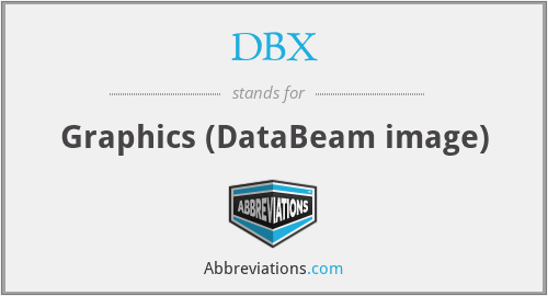 DBX - Graphics (DataBeam image)