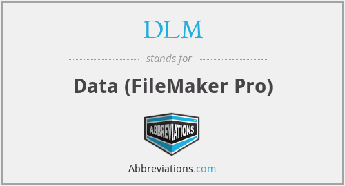 DLM - Data (FileMaker Pro)