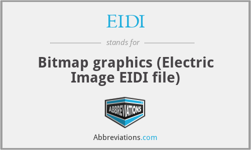 EIDI - Bitmap graphics (Electric Image EIDI file)