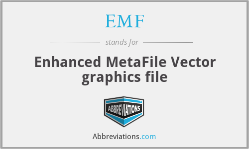 EMF - Enhanced MetaFile Vector graphics file