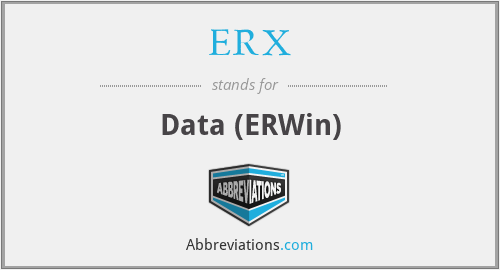ERX - Data (ERWin)