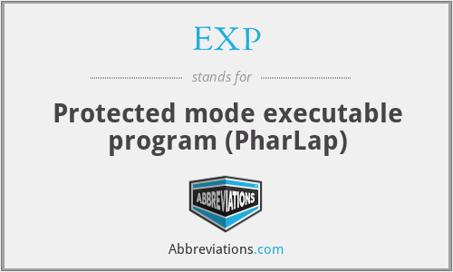 EXP - Protected mode executable program (PharLap)