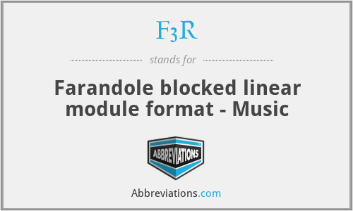 F3R - Farandole blocked linear module format - Music