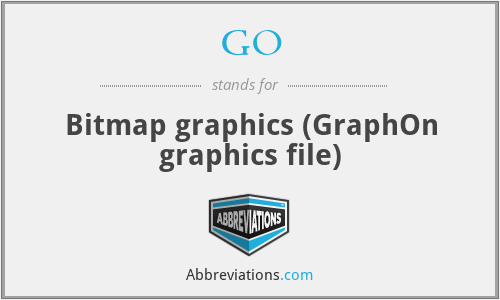 GO - Bitmap graphics (GraphOn graphics file)