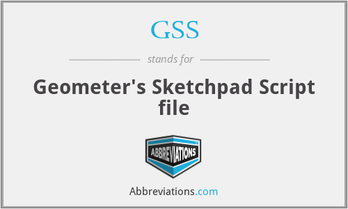 GSS - Geometer's Sketchpad Script file