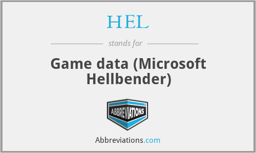 HEL - Game data (Microsoft Hellbender)