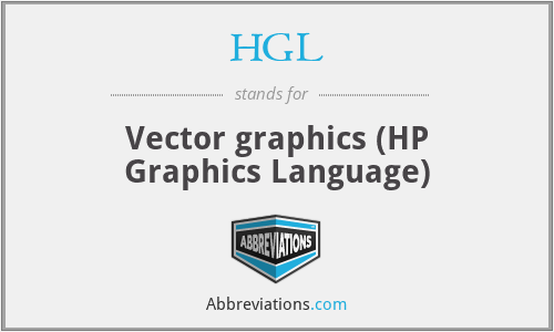 HGL - Vector graphics (HP Graphics Language)