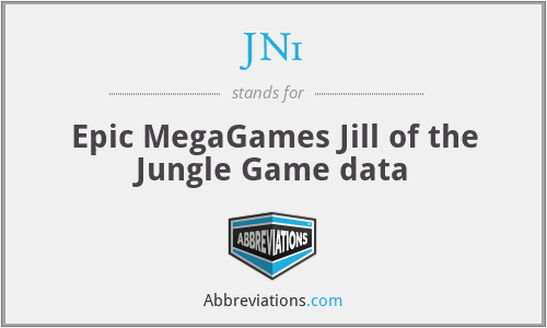 JN1 - Epic MegaGames Jill of the Jungle Game data