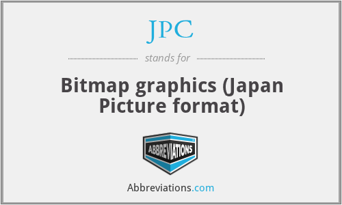 JPC - Bitmap graphics (Japan Picture format)