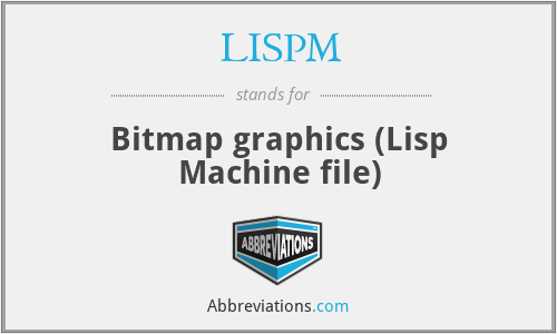 LISPM - Bitmap graphics (Lisp Machine file)