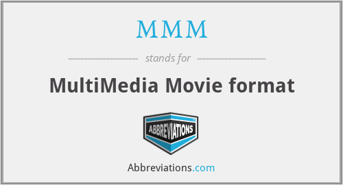 MMM - MultiMedia Movie format