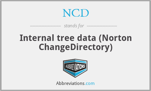 NCD - Internal tree data (Norton ChangeDirectory)
