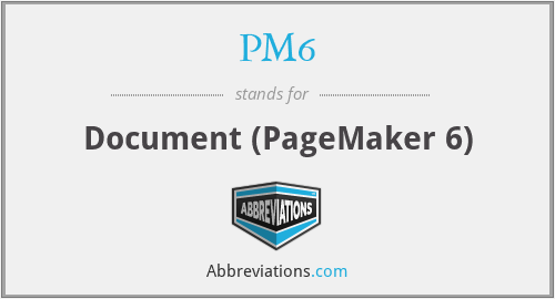 PM6 - Document (PageMaker 6)