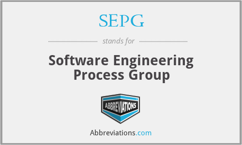 SEPG - Software Engineering Process Group