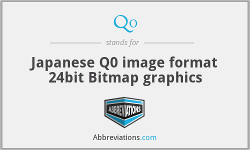 Q0 - Japanese Q0 image format 24bit Bitmap graphics