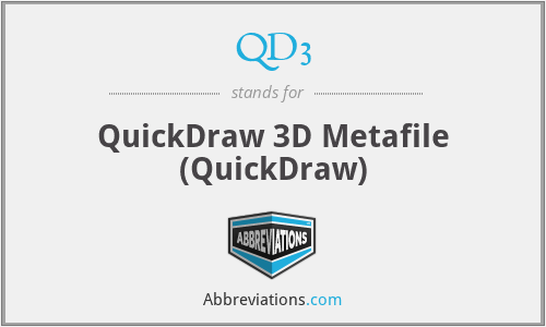 QD3 - QuickDraw 3D Metafile (QuickDraw)