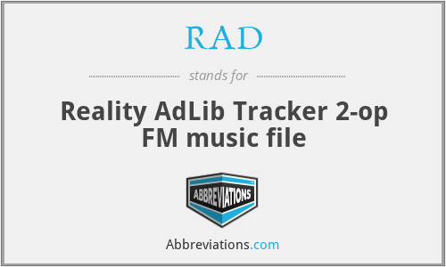 RAD - Reality AdLib Tracker 2-op FM music file